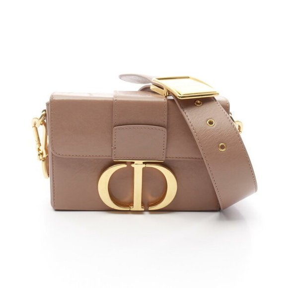 Christian Dior MONTAIGNE Shoulder Bag Leather Pink - Picture 1 of 7